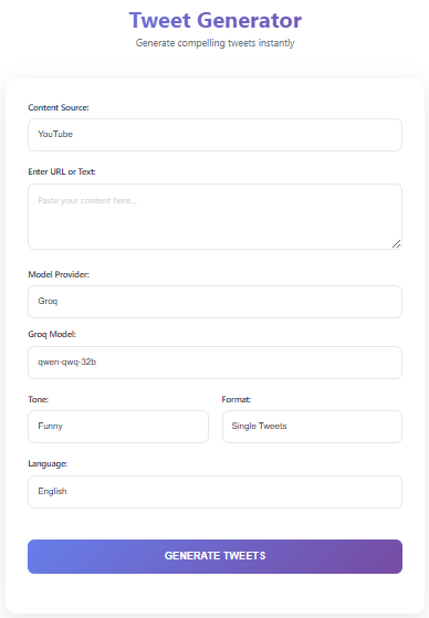 tweeter generator